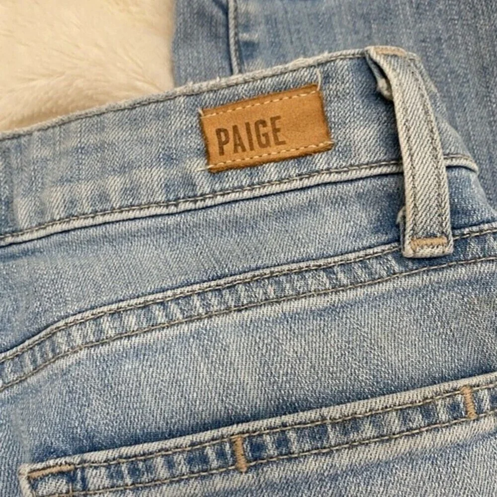 Paige Skyline Ankle Peg jeans size 25 light wash, skinny/tapered cropped jeans